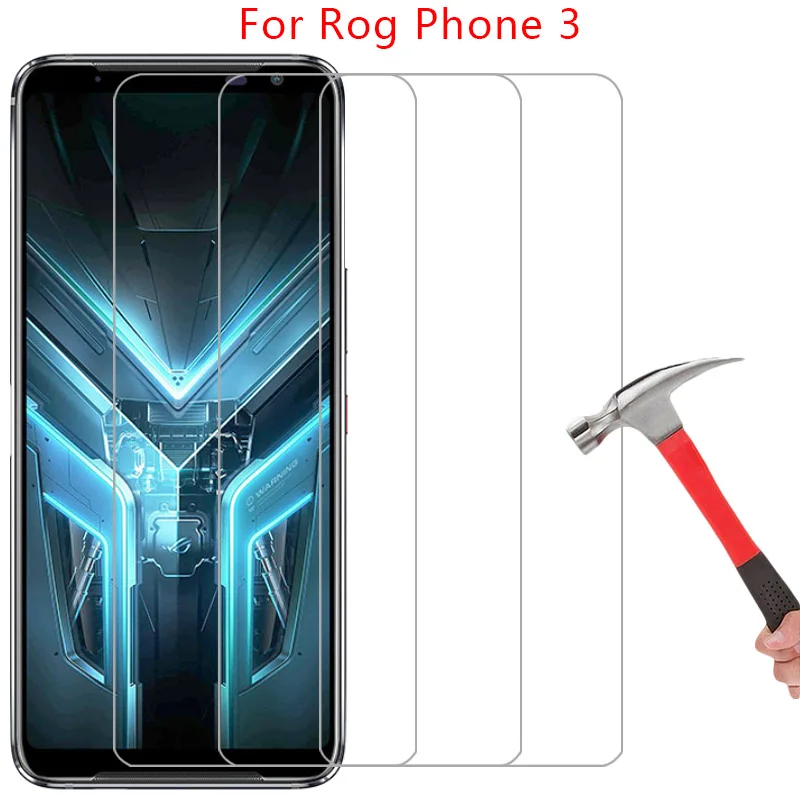 Защита экрана для asus rog phone 3, защитное закаленное стекло на rogphone phone3, rogphone3, пленка, Стекло 9h 3