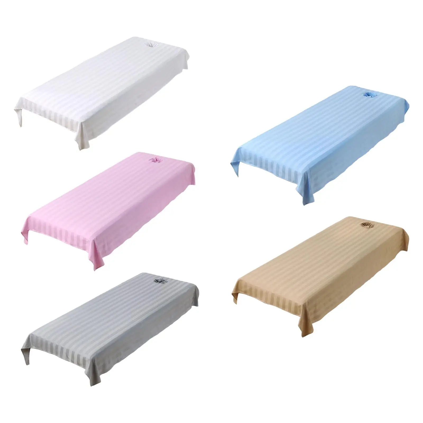 Massage Table Sheet Reusable Professional Breathable Tools Accessories Washable Massage Couch Cover Flat and Fitted Sheet