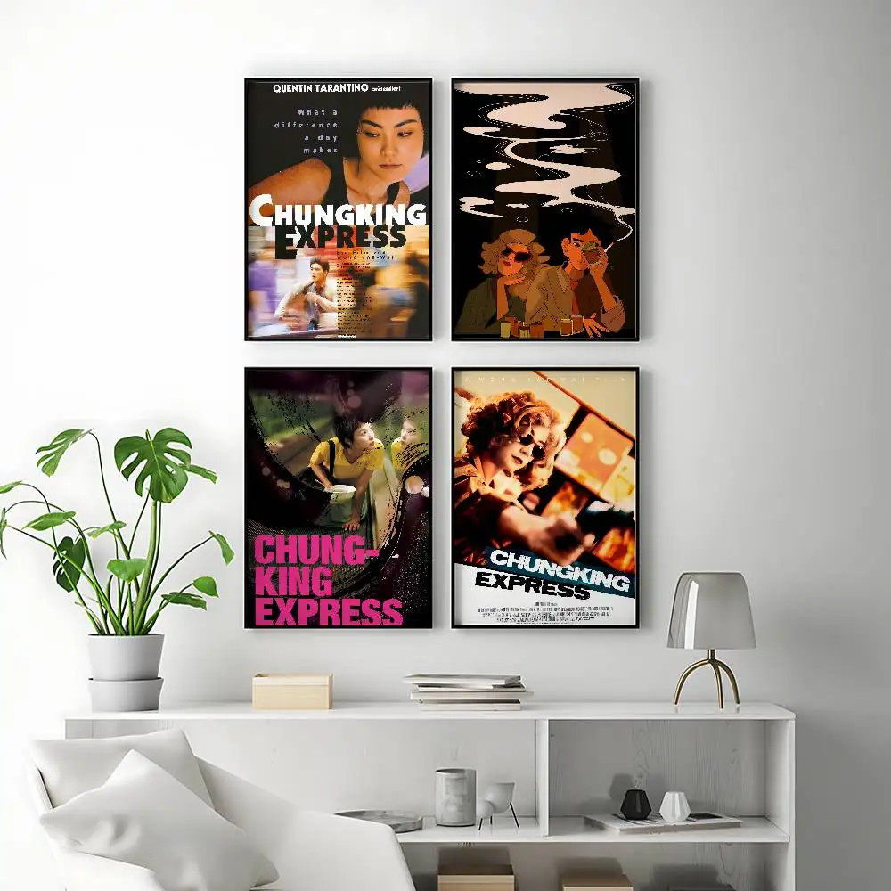 Classic Movie Chungking Express Posters Premium Self-Adhesive No Residue Wall Sticker for Home Office Bar Decor