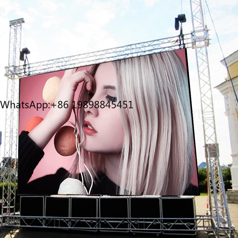 

Оптовая продажа, наружный светодиодный концертный экран P3.91, IP65, панель дисплея цифровых вывесок для розничного магазина, торговый центр, сцены, аренда