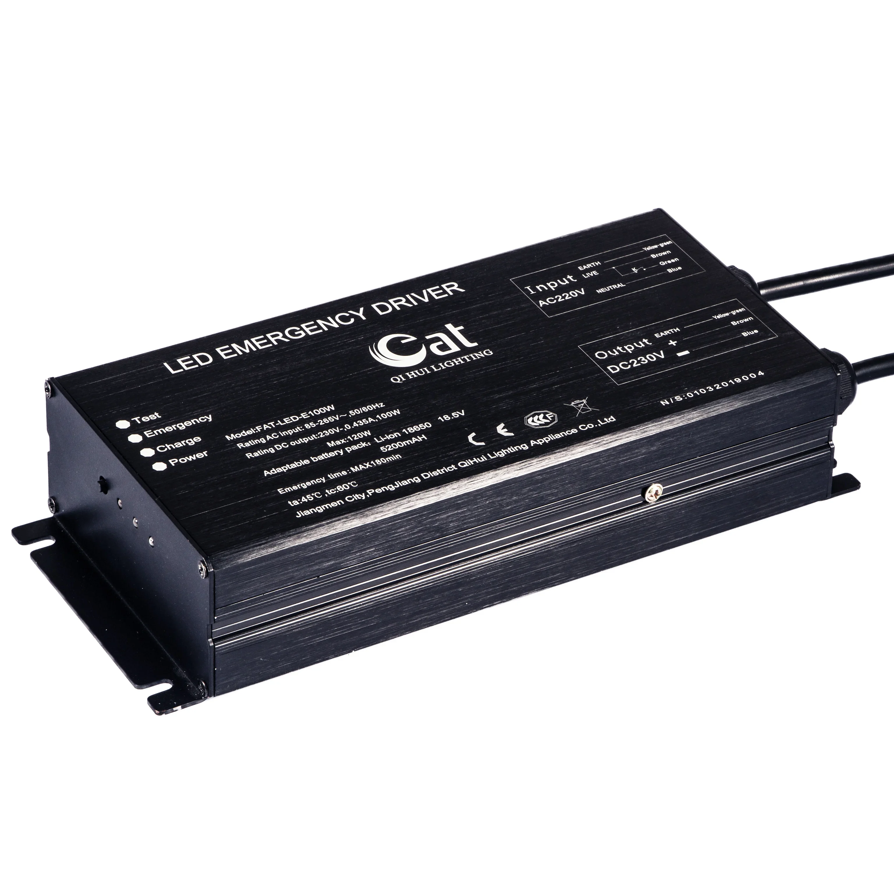 High Bay LED Emergency Battery Backup Linear Light 100% Output Aluminum Material AC & DC Multiple Outputs-100W & 120W