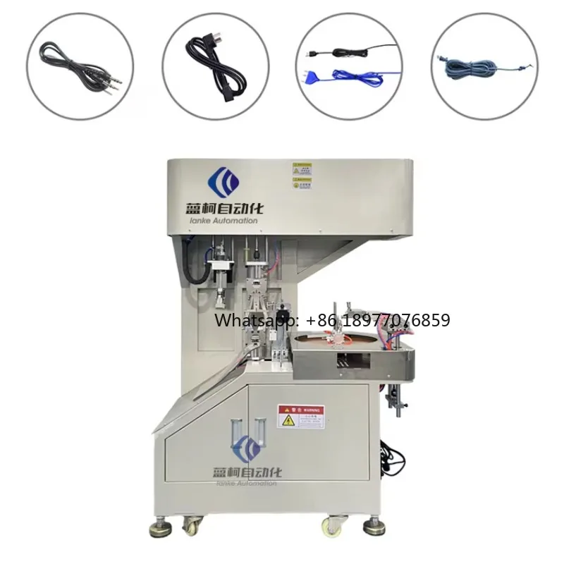 Lifa Wire Coil Winding And Binding Machine Full Automatic Twist Tie Machine For Power Plug Cables
