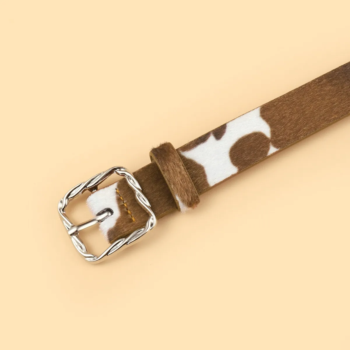 Cinturón gótico Retro de Pu para mujer, faja con personalidad a la moda Y2k para niñas, hebilla de Pin de estilo bohemio, pretina de cuero fino