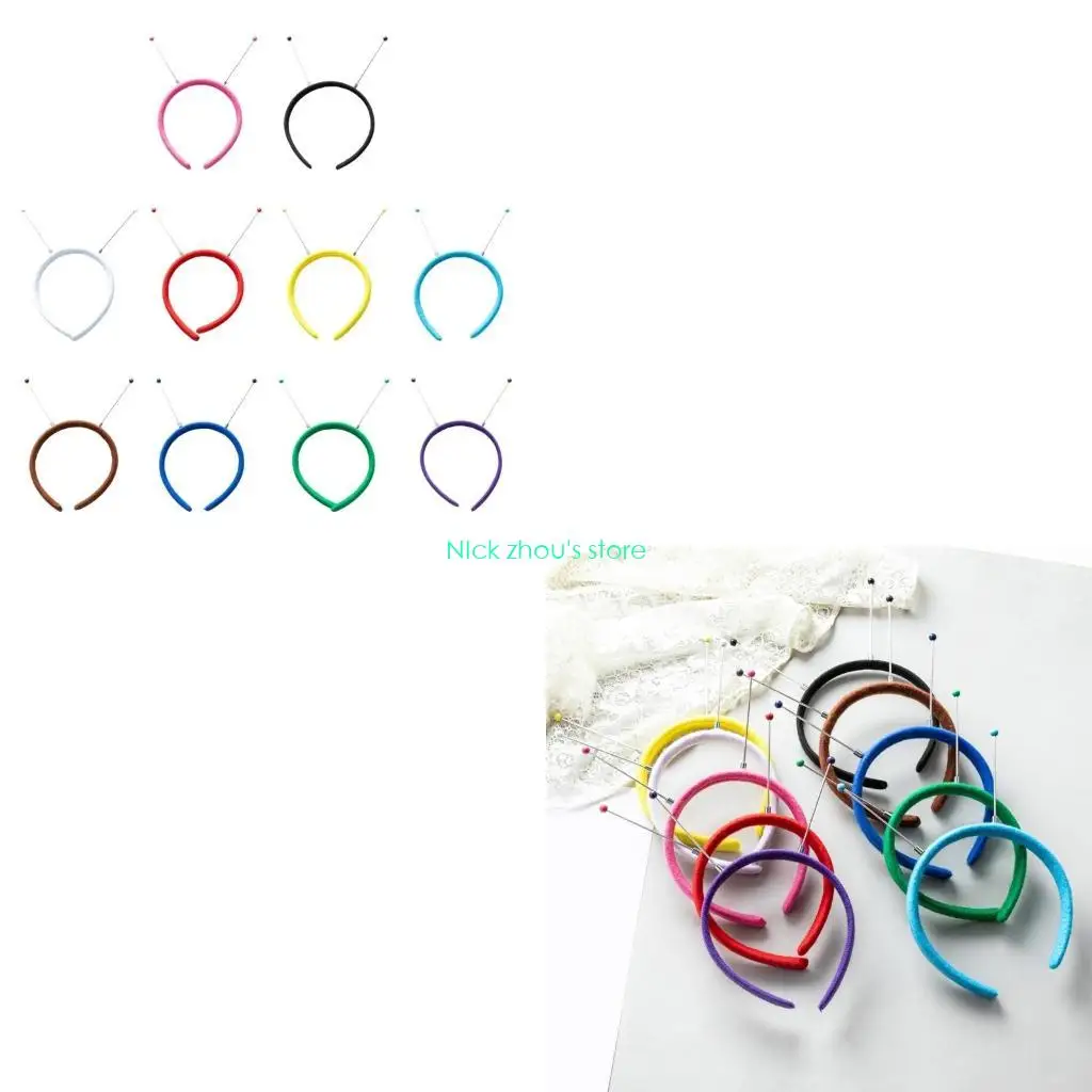 

E15E мягкая тканевая повязка на голову с чужой антенной, удобная повязка для волос, регулируемая повязка для волос, повседневная