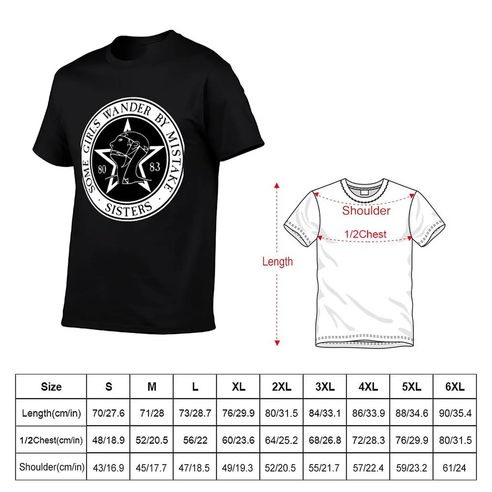 The Sisters Of Mercy band new wave post-punk gothic rock music best logo album T-Shirt Gym Exercise Short Sleeve T-Shirt