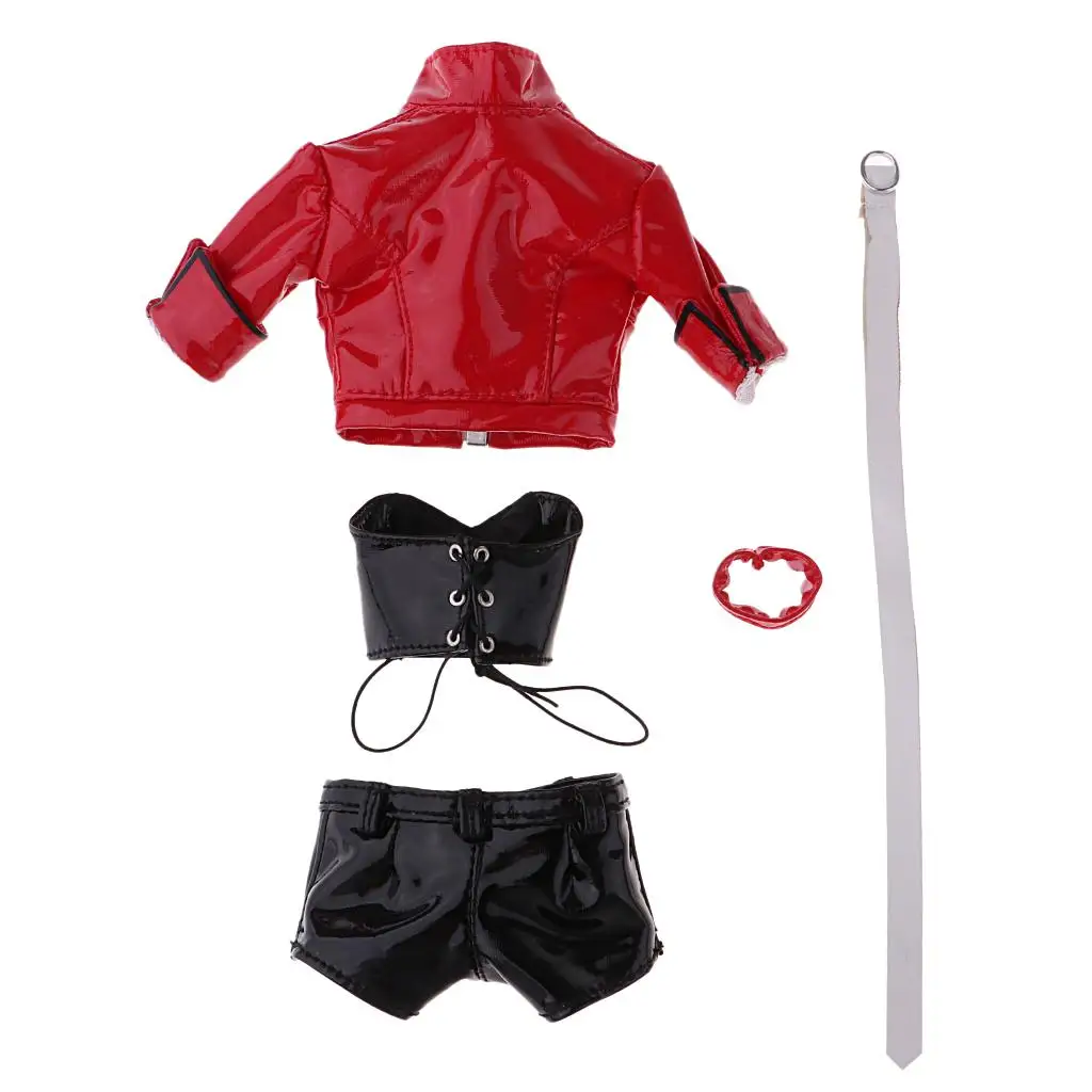 

1/6 Scale Faux Leather Costume Set for 12 inch HT, PH, , CY Girls Female Body