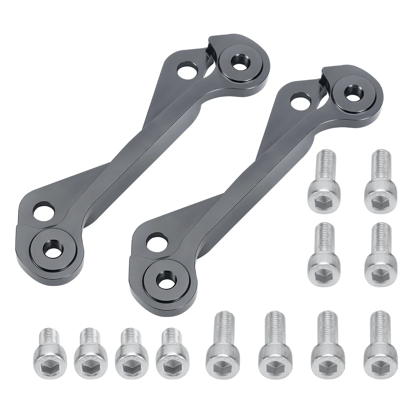 1 Pair Brake Caliper Adapters Kit For Subaru Impreza WRX FHI 2-Pot 2002-2005 Brake Caliper Conversion Brackets Brand New