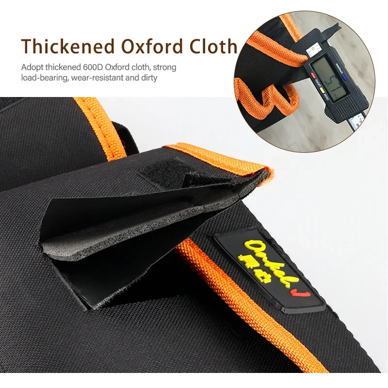 Multi-functional Electrician Tools Bag Waist Pouch Belt Storage Holder Organizer Garden Tool Kits Waist Packs Oxford Cloth