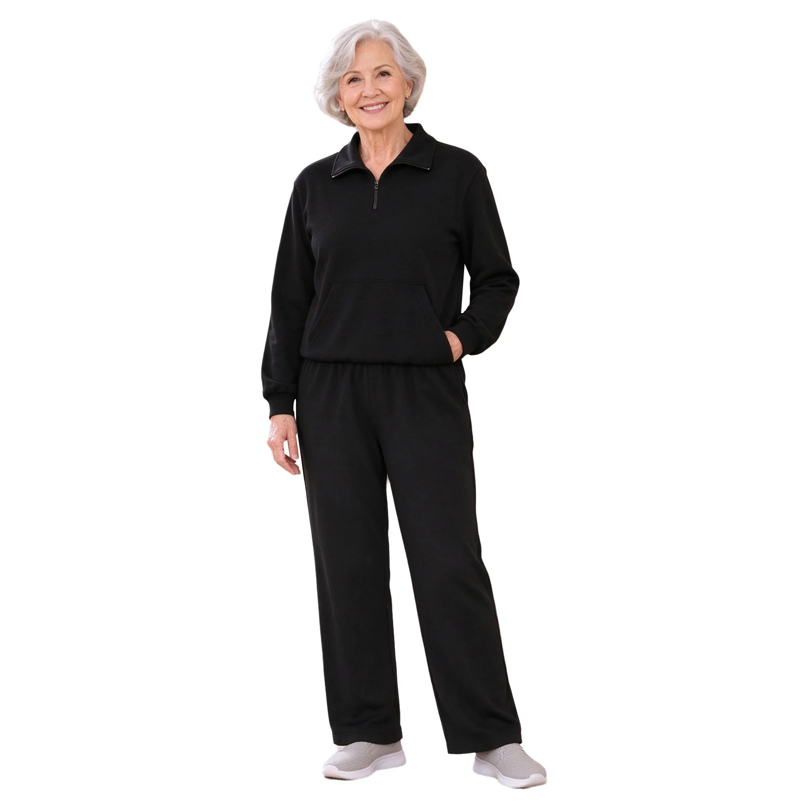Women Men Elderly Alzheimer Special Needs Adaptive Clothing Long Sleeve Anti-strip Back Zipper Jumpsuit Outdoor Wear Homewear