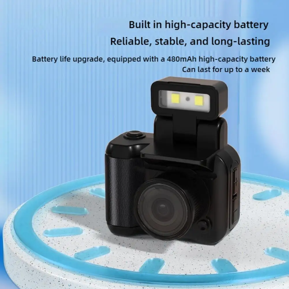 Mini Camera SLR With Flash And Battery Holder Portable Retro Camera Video Ultra Video Mini Recorder Compact B9X9