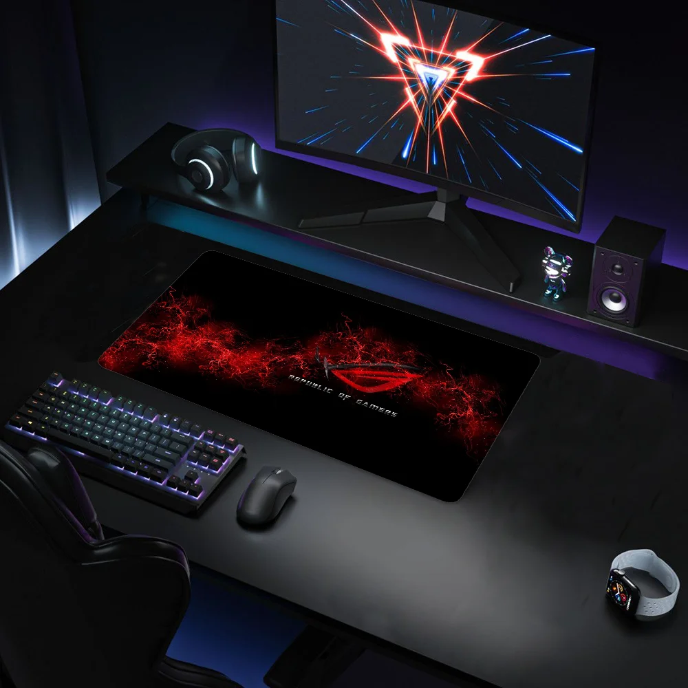 Xxl Mouse Pad Big Mousepad Gaming Accessories Gamer Extended Pad Gaming Mats Desk Mat R-ROG-G Deskmat Computer Offices Mouspad