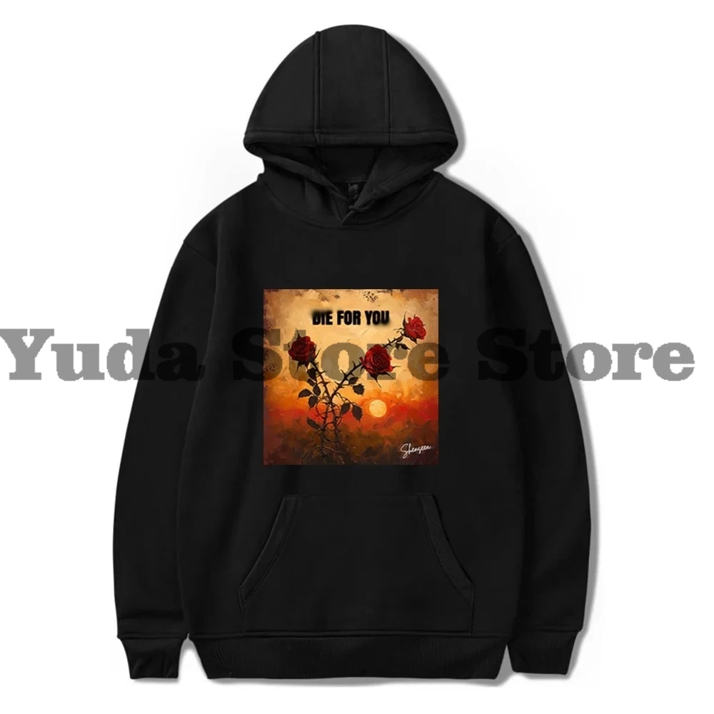 Shenseea Die For You Album Hoodie Streetwear Pullover Casual Sweatshirt Fashion Hoody