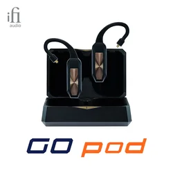 iFi Go Pod Wirelessblue bluetooth headphones Wearable HD DAC and headphone amp MMCX earphones Wired in-ear convert Into Wireless