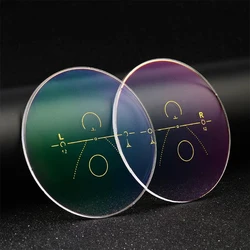 1.56 / 1.61 / 1.67 / 1.74 Multi-focus Progressive Prescription Lenses For Presbyopia Myopia Intelligent Photochromic Grey Tea
