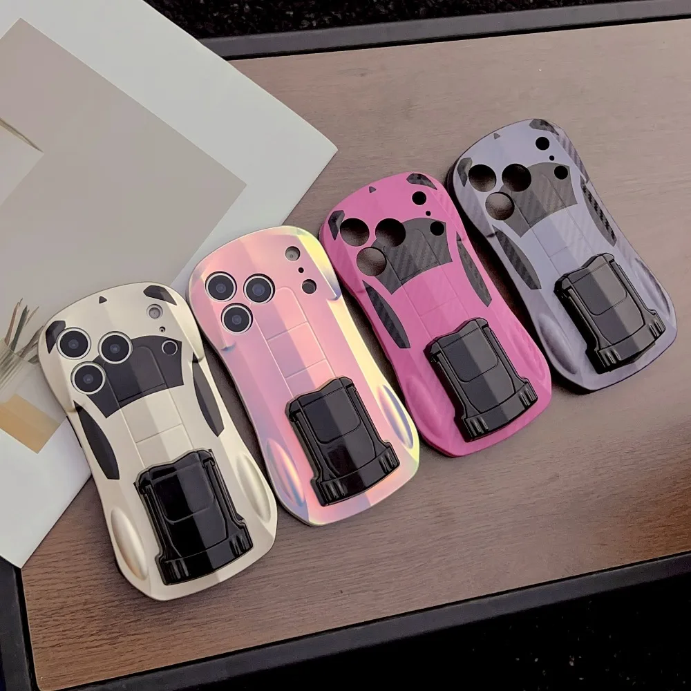 حافظة هاتف رياضية فاخرة للغاية على طراز السيارة مع تأثير قوي ثلاثي الأبعاد وقبضة ممتازة لهاتف آيفون 17 16