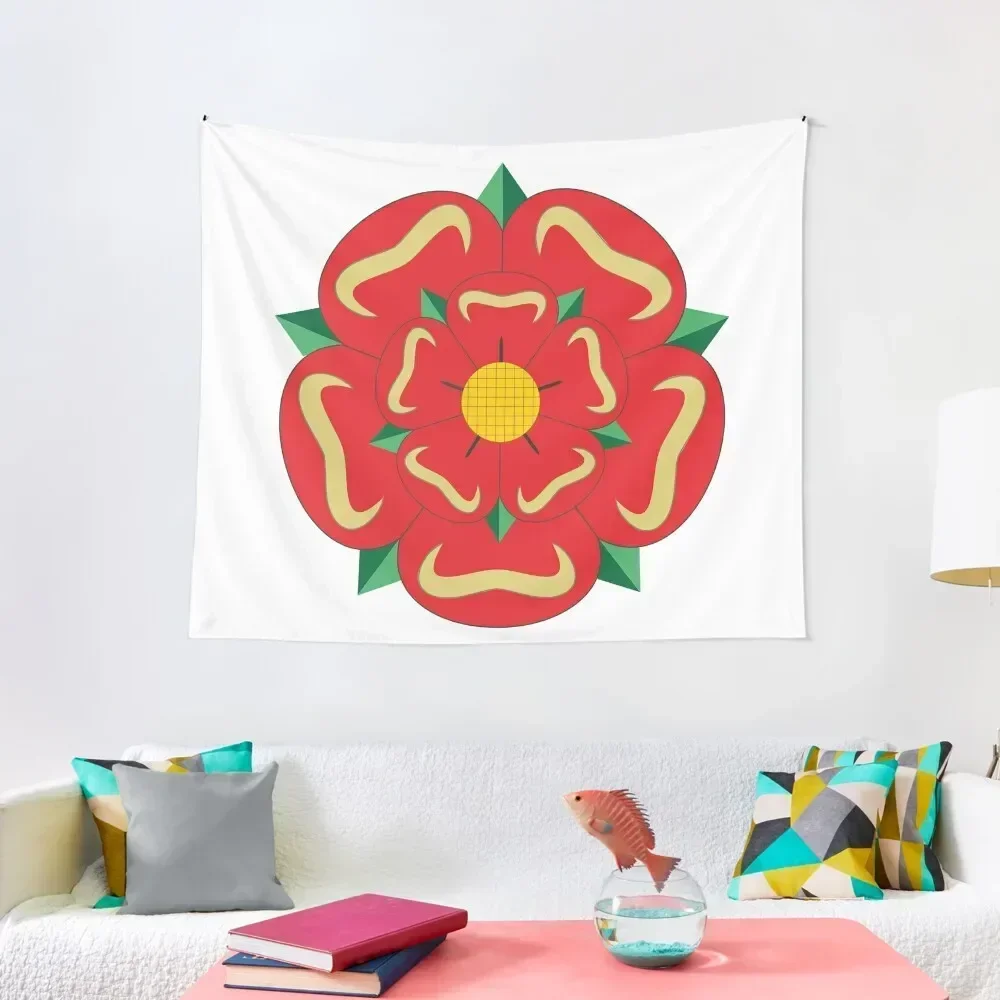 

Red Rose of Lancaster Tapestry Home Decorations Room Decore Aesthetic Decor For Room Aesthetic Room Decorations Tapestry