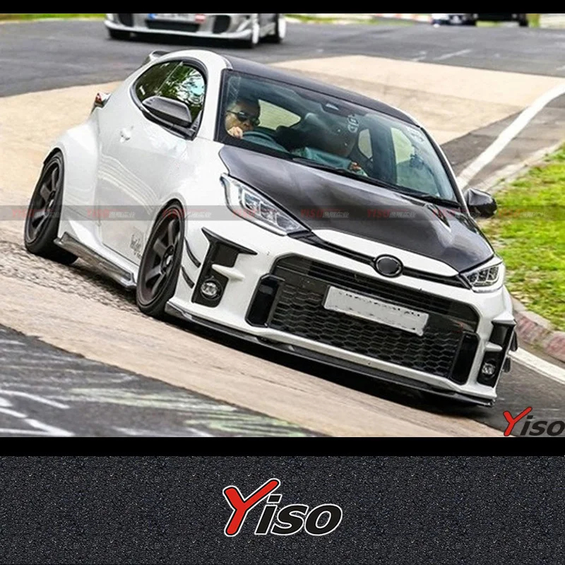

Suitable for GR Varis carbon fiber front lip front shovel Yaris modified front spoiler down bar front lip