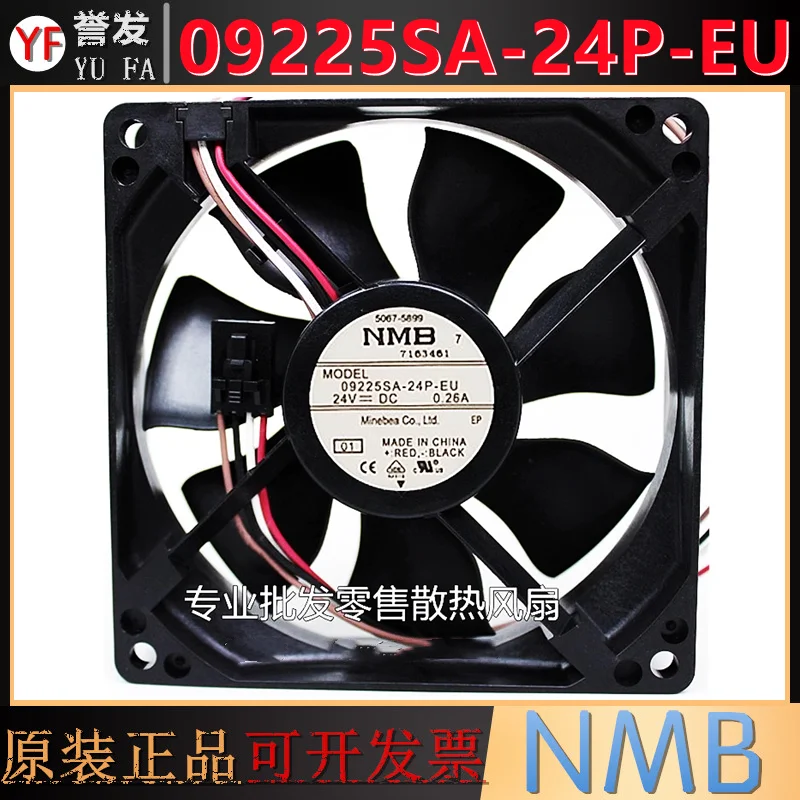 

НОВЫЙ ОРИГИНАЛЬНЫЙ 09225SA-24P-EU DC24V 0.26A 9025 90x90x25mm ОХЛАЖДАЮЩИЙ ВЕНТИЛЯТОР РАДИАТОР
