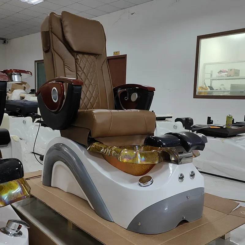 Foreign trade cross-border pedicure chair reclining electric massage foot sofa sauna foot bath club foot bath sofa