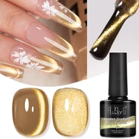 AWStorG 7,5 ml gradiente dorado ojo de gato esmalte de uñas Gel fototerapéutico remojo de uñas esmalte de uñas en Gel magnético arte de uñas DlY