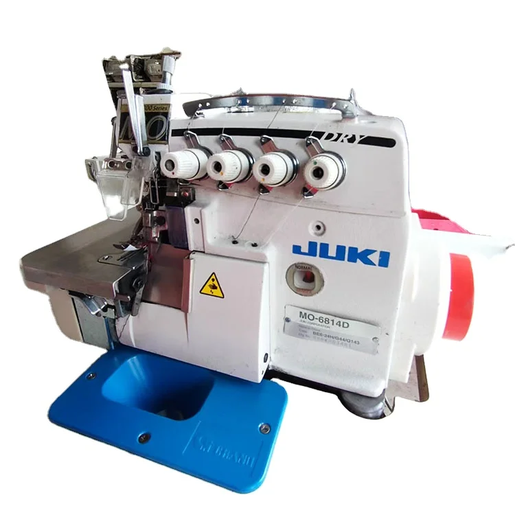 

JUKI 6814D Industrial Serge Overlock Sewing Machine Heavy Duty Walking Foot 90% Condition