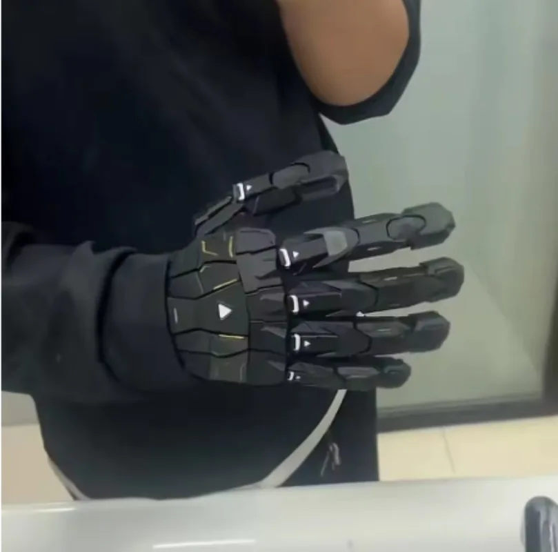 3D Printed Cyberpunk Mechanical Gloves, Classical Gothic Style Wearable Hand Armor, Exoskeleton Gloves