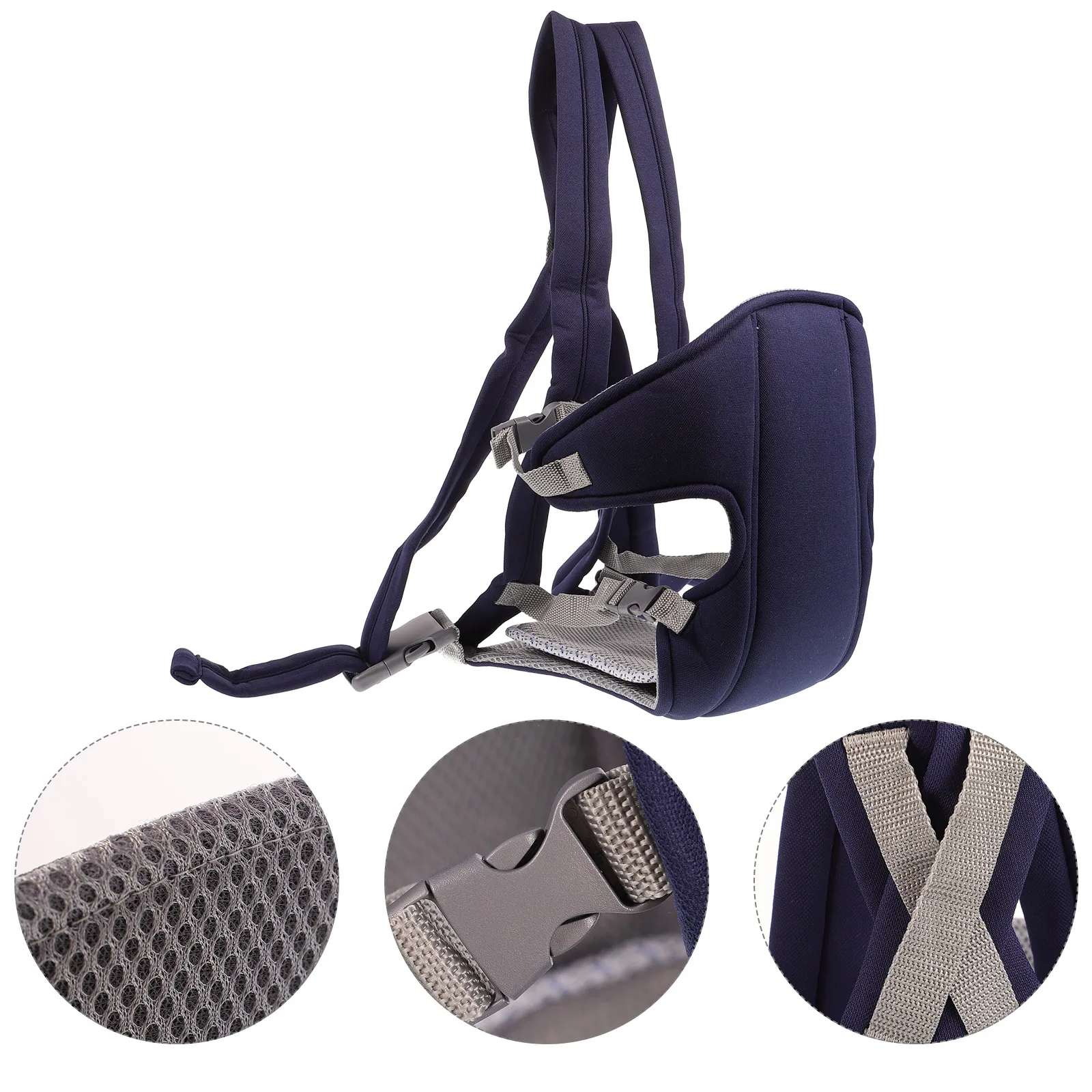 

Multi-functional Breathable Adjustable Front /Back Newborn Carrier Infant Backpack Sling - One Size (Blue)