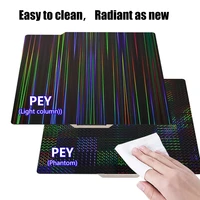 Para Bambu lab P2S placa de construcción P1S X1C Pei texturizado 257x257 H1H PEY Peo hoja de acero de resorte para Bambulab P2S Bamboo P1P cama caliente