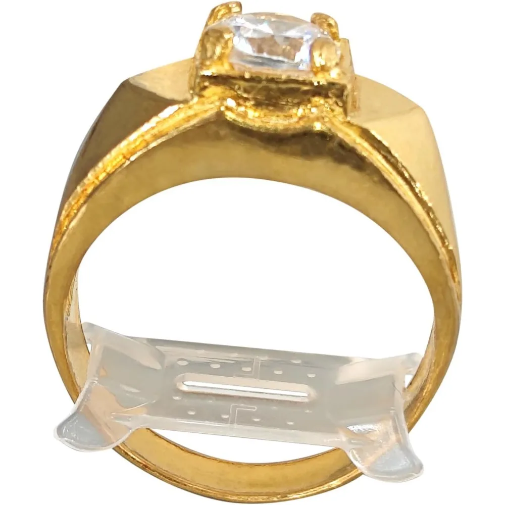 Multi-Size Clear Ring Adjusters: 12pcs, 6 Sizes