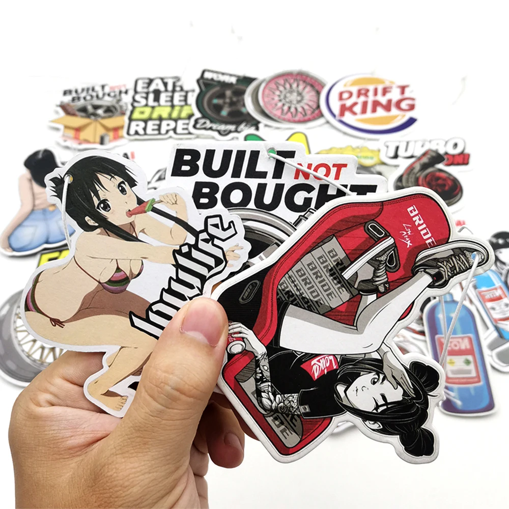 Car Air Freshener Perfume JDM Decoration Rearview Mirror Pendant Hanging Ornament JK Anime Girls Sex Lady For Auto Accessories