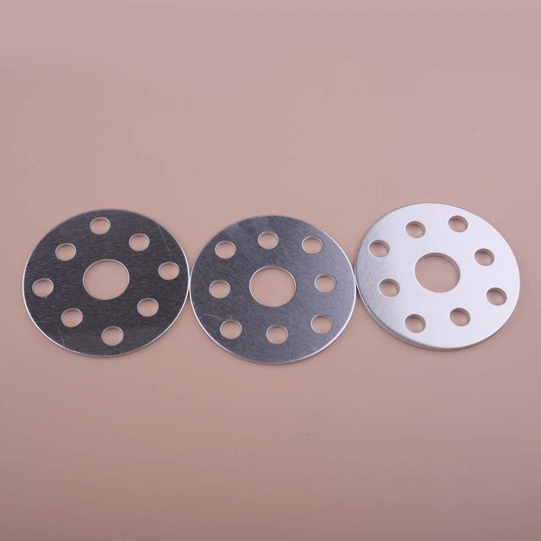 

3Pcs Water Pump Pulley Spacer Silver Aluminum Alloy Fit for Chevy Ford 302 350 427 454