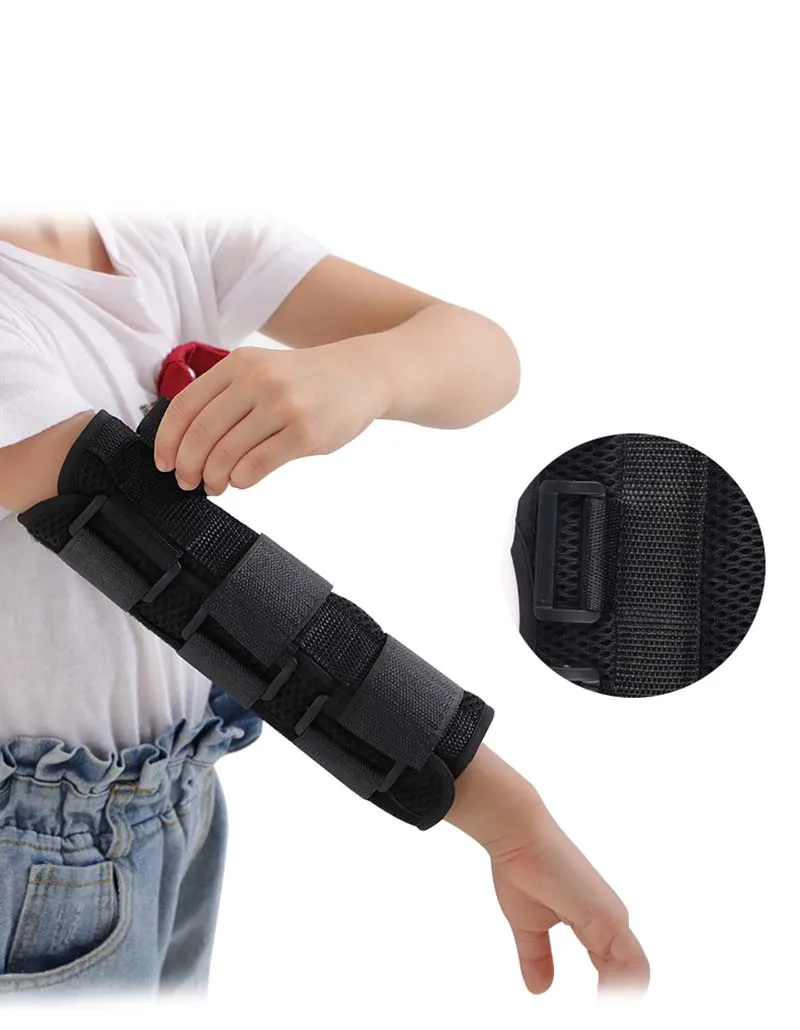 Bretelles d\'attelle pour la fracture du bras chez les enfants, sangle de blessure, équipement de protection des coudes droits