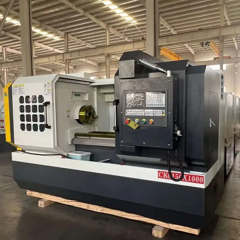 China Metal High Precision CK6150 Hine Fanuc System Flat Bed CNC Lathe