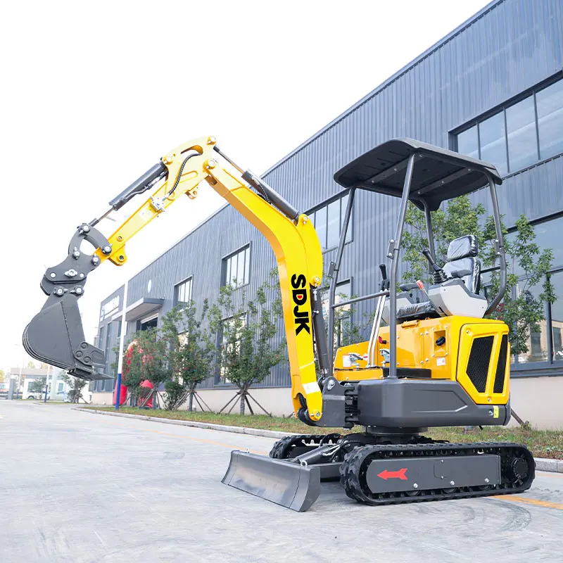 

Multifunctional mini excavators 1 ton 1.2ton 1.6 ton 2 ton hydraulic type customizable closed-cabin small excavators