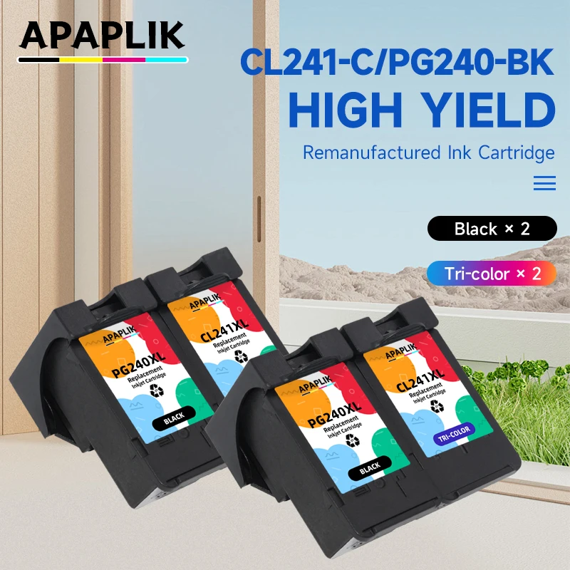 

Совместимый картридж PG240 CL241 PG-240 cl-241 240XL 241XL для Canon Pixma MG3522 MG3122 MG3620 MG3520 MG4220 MG3220 MG2220