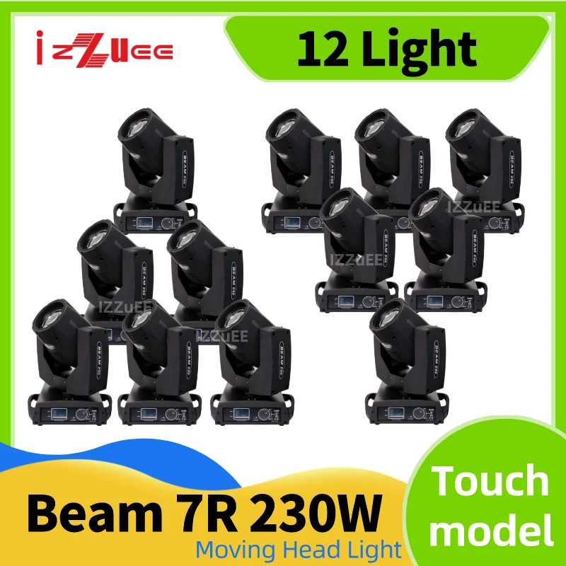 0 Tax 1-12PCS Beam 230W 7R Moving Head Light Lyre Spot Lights For Professional Stage DJ Music Club High-quality Bulb