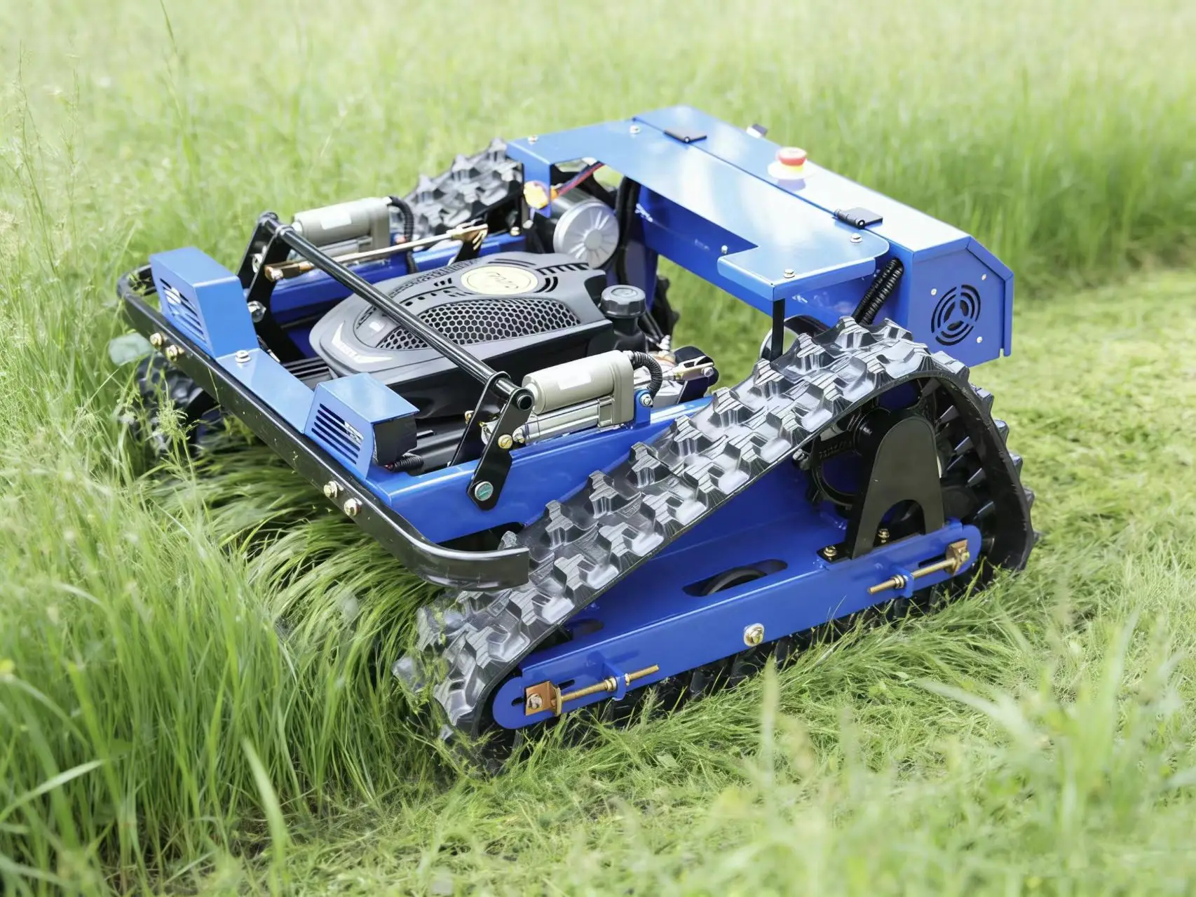 Rasenmäher-Roboter mit Fernbedienung, Hochleistungs-Hangmäher für Obstgärten, CE-zertifiziert, kundenspezifisch anpassbar