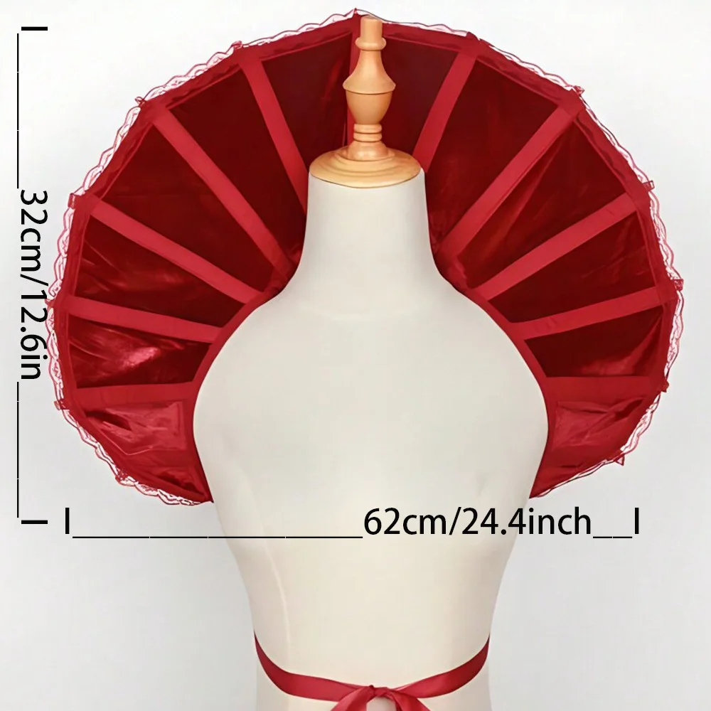 Combhasaki ゴシックスタンドアップカラーベルベットヴァンパイアビクトリア朝のネックカラー女性用ハロウィンコスチュームアクセサリーコスプレ小道具