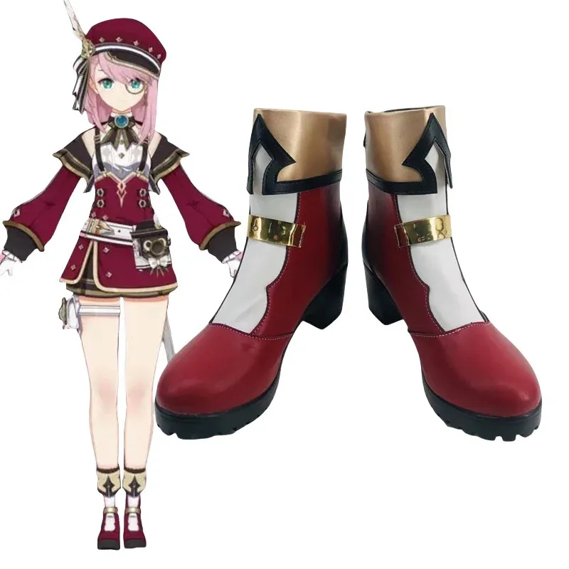

Charlotte Shoes Cosplay Anime Game Charlotte Shoe Man Women PU Leather Boots