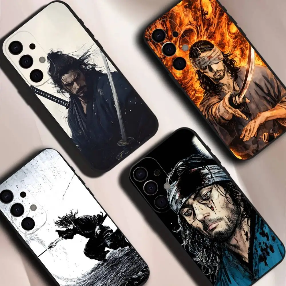 

Vagabond Miyamoto Musashi Black Cover Phone Case For Samsung S26,S25,S24,S21,S22,S23,S30,Ultra,S20,Plus,Fe,Lite,5G