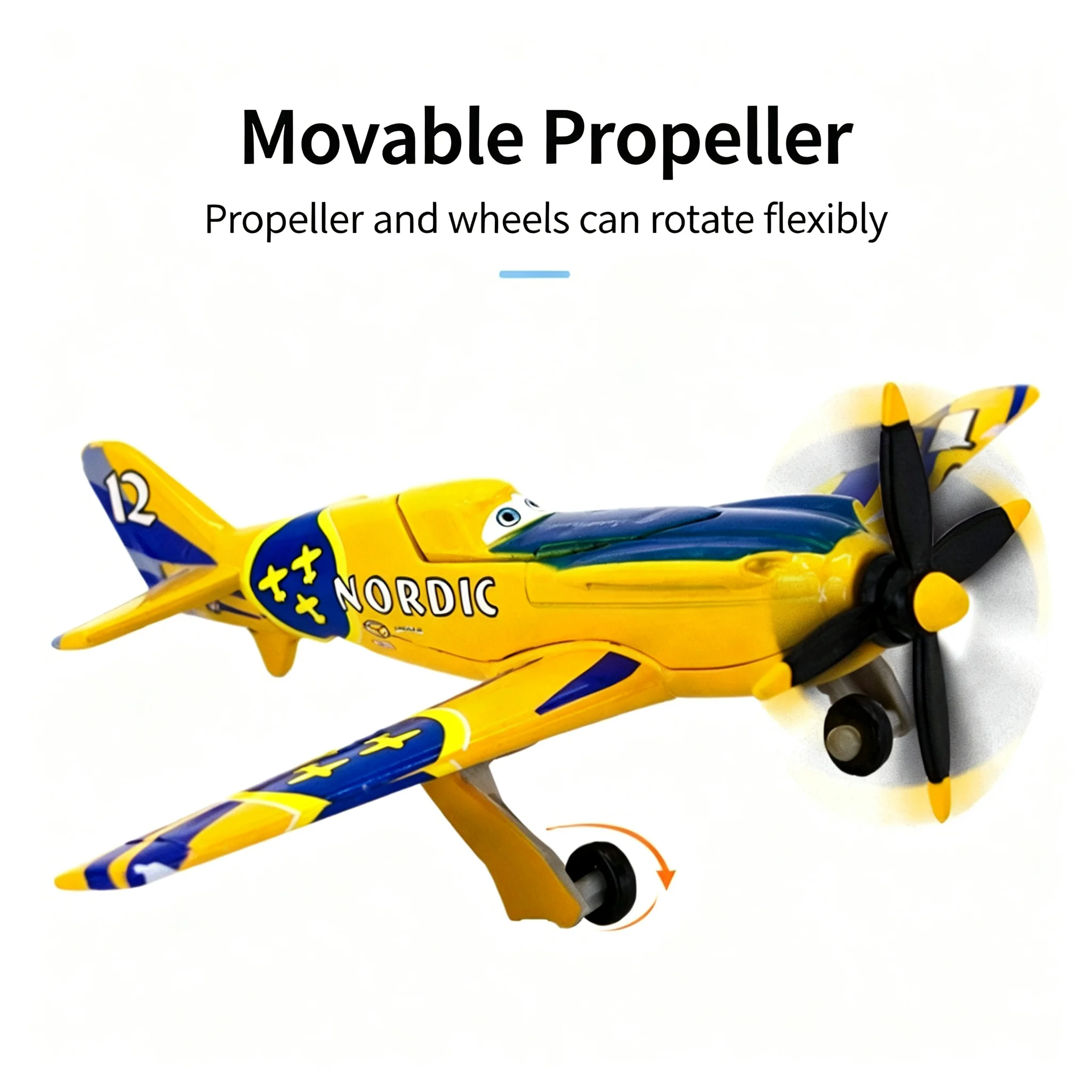 38 Style Diecast Plane Dusty 13CM Helicopter Crophopper Fighter Aircraft Collectible Metal Model Toy Birthday NEWYEAR Gift view 5