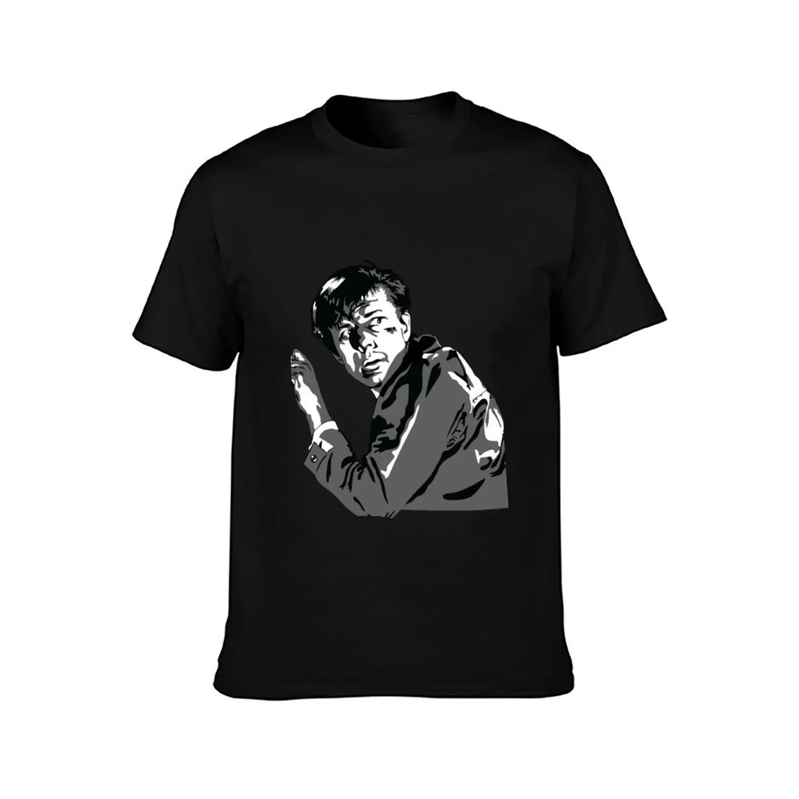 Dark Shadows - Willie Loomis T-Shirt Abstract Pattern Print Top T-Shirt