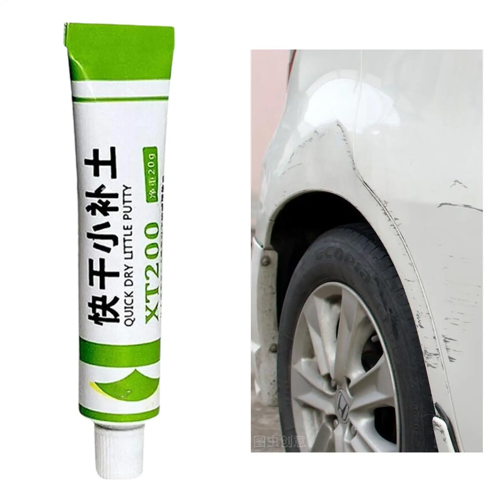 1pc Scratch Remover For Vehicles Quick Dry Little Putty,Car Scratch Remover TouchUp Paste Fix Tools For Scratches,Cracks, Gouge
