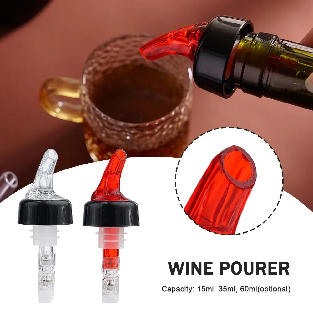 10-60ml Liquor Spirit Nip Measure Wine Shot Pourer Accessories Bar Wine Bartending Quantitative Barware Dispenser Bottle Po N6I0