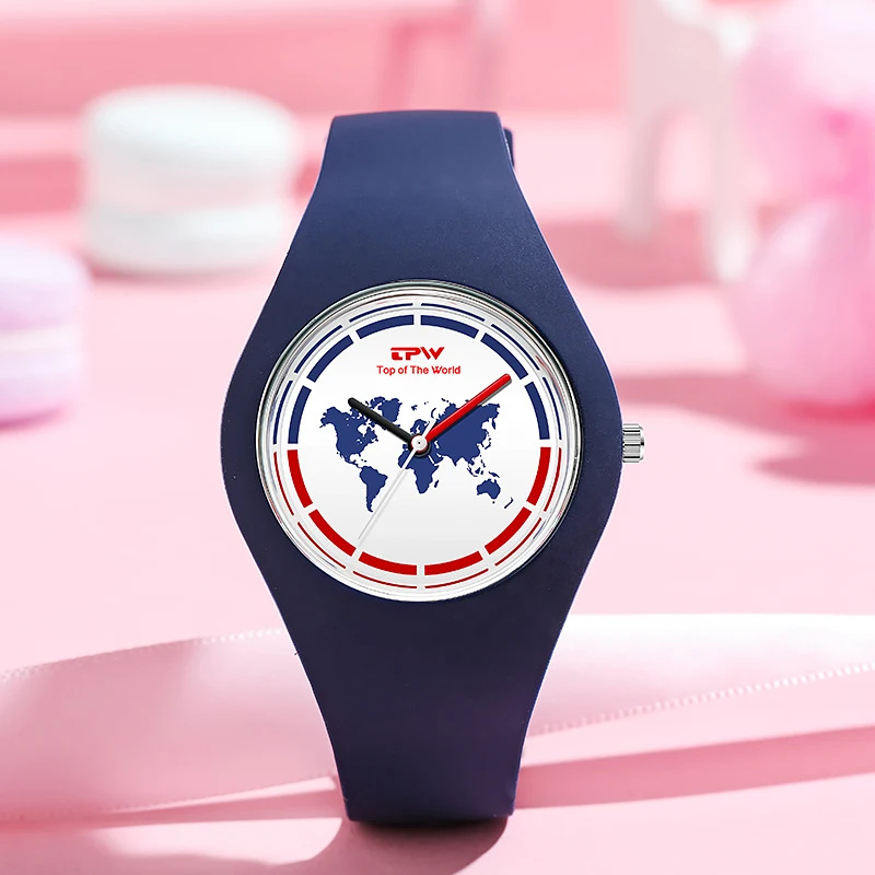 Элегантные модные цифровые водонепроницаемые часы с хронографом 3ATM, спортивные мягкие силиконовые ремешки для женщин и девочек, наручные часы унисекс 40 мм