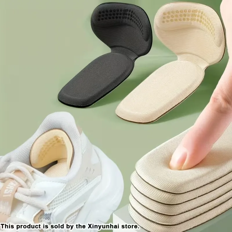 

Профессиональные вкладыши-подушечки для каблуков в форме буквы Т из пеноматериала, стикеры для облегчения боли, снижают трение и устраняют зазоры в обуви для женщин