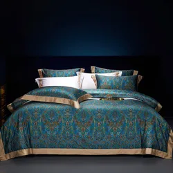 Oriental Vintage Exotic Bohemian Bedding Set Soft 100%Egyptian Cotton Duvet Cover Bed Sheet Pillowcases Double Queen King 4Pcs
