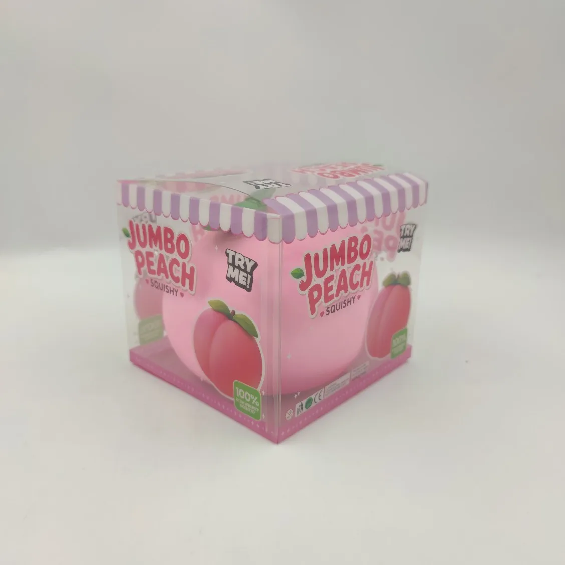 Big Size Super Soft Realistic Peach Cheese Strawberry Squishy Fruit Decor Stress Relief Squeeze Vent Fidget Toy for Kids Adults