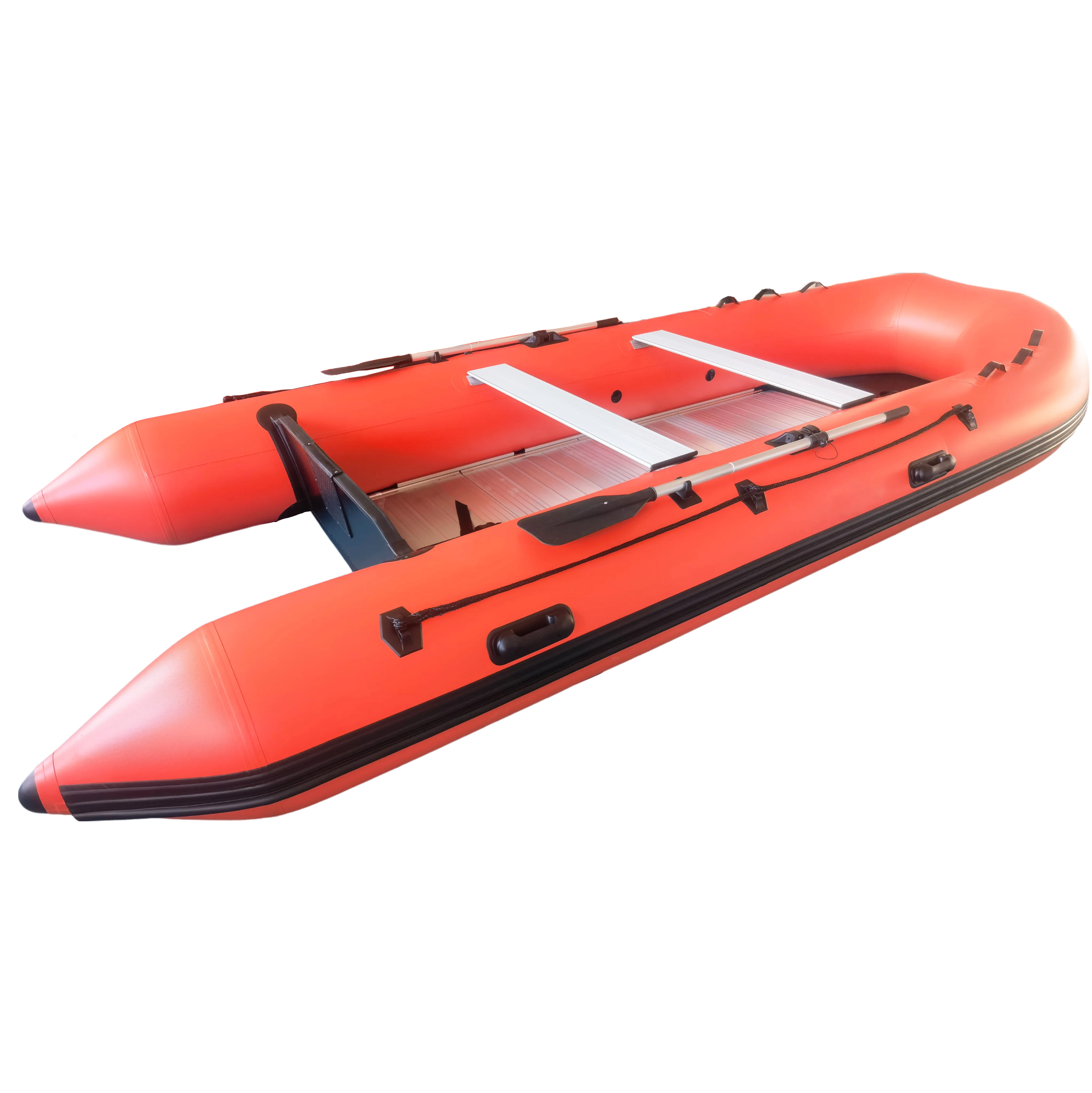 

Hot Sale Aluminum Floor Inflatable Boat Fishing Rowing Boat PVC Inflatable Boat For Outdoor Water Sports