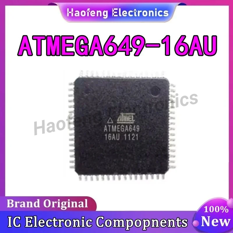 

5 шт. ATMEGA649-16AU ATMEGA649-16 ATMEGA649 ATMEGA IC MCU чип TQFP-64 100% новый оригинальный на складе